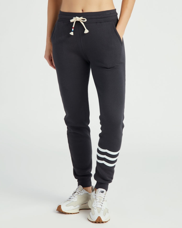 Black $|& Sol Angeles Waves Jogger - SOF Front