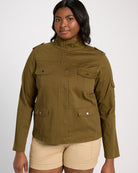 Dark Green $|& Thread & Supply Utility Jacket - SOF Front