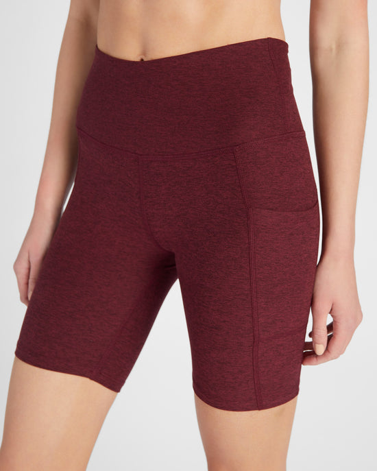 Red Wine $|& Interval Spacedye Pocket Bike Short - SOF Detail