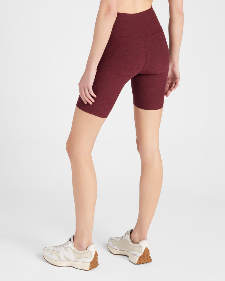 Red Wine $|& Interval Spacedye Pocket Bike Short - SOF Back