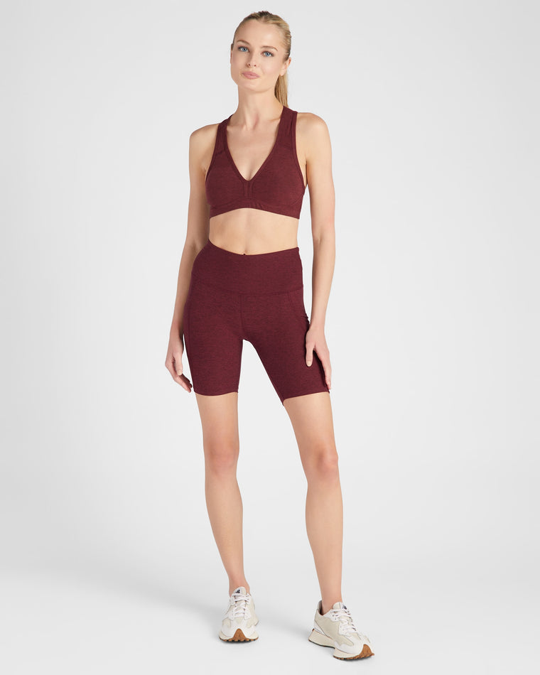 Red Wine $|& Interval Spacedye Pocket Bike Short - SOF Full Front