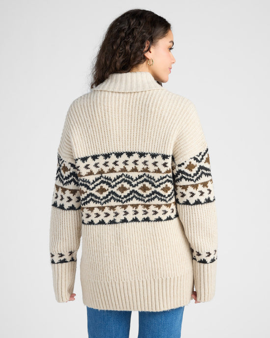 Aztec Border $|& Weekend LA Spencer Cardigan - SOF Back