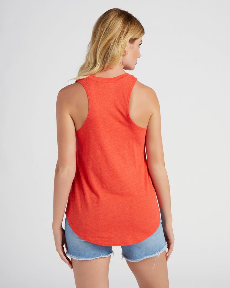 Poppy Red $|& 78 & Sunny Fireworks Graphic Tank - SOF Back