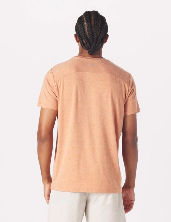 Tangerine Heather $|& Glyder Salton Tee - VOF Back