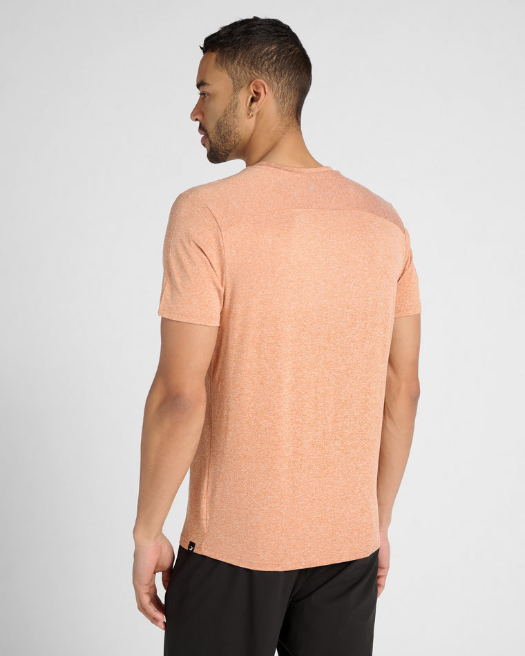 Tangerine Heather $|& Glyder Salton Tee - SOF Back