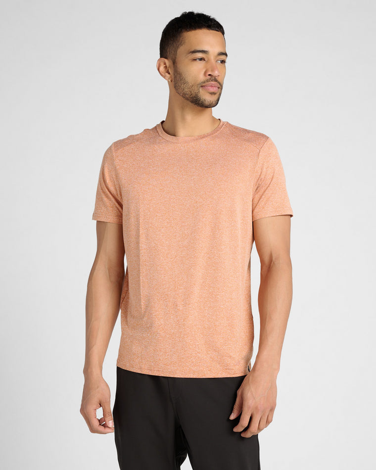 Tangerine Heather $|& Glyder Salton Tee - SOF Front