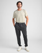 Black $|& Glyder Medalist Jogger - SOF Full Front
