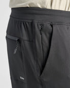 Black $|& Glyder Medalist Jogger - SOF Detail