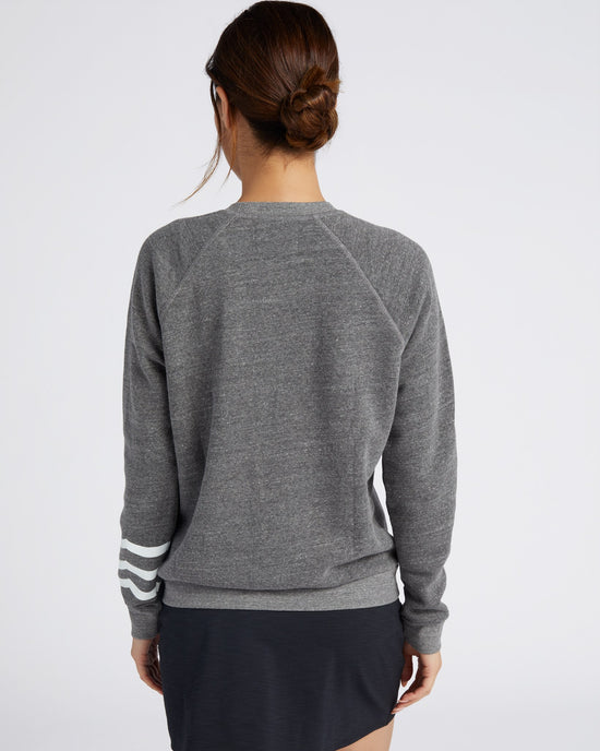 Heather Grey Grey $|& Sol Angeles Waves Pullover - SOF Back
