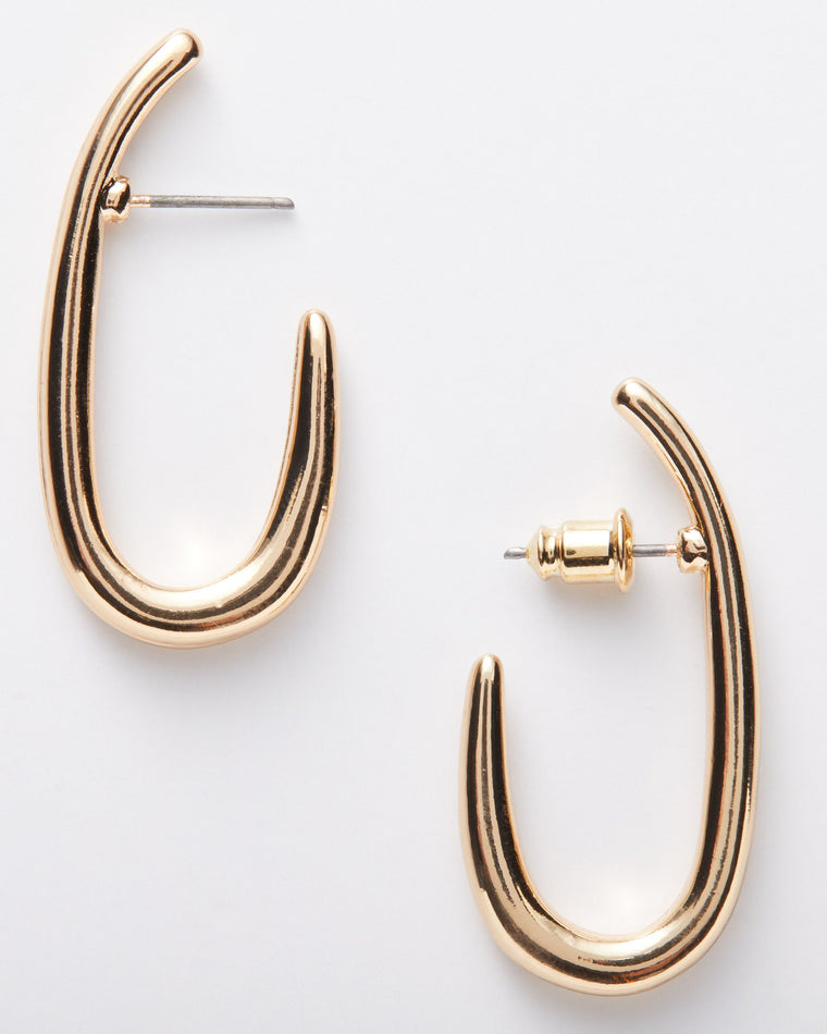 Gold $|& My Girl in LA Annalee Earrings - Hanger Detail