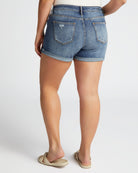 Dark Wash Blue $|& Vigoss Marley Cuffed Short - SOF Back