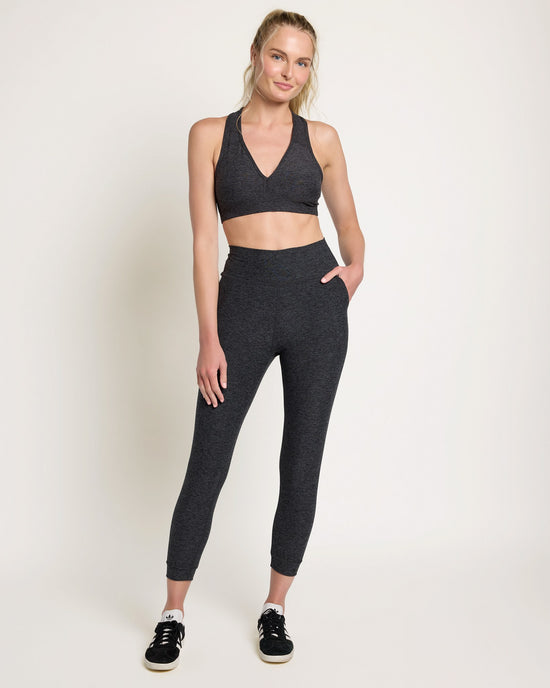Heather Charcoal $|& Interval FlowHeather Sculpt Motion Jogger - UGC On Fig