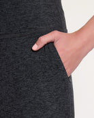 Heather Charcoal $|& Interval FlowHeather Sculpt Motion Jogger - SOF Full Front