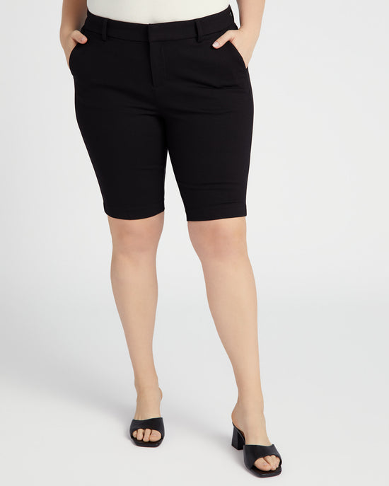 Black $|& Liverpool Kelsey Bermuda Trousers - SOF Front