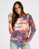 Chasing Sunsets Tie Dye Graphic Pullover