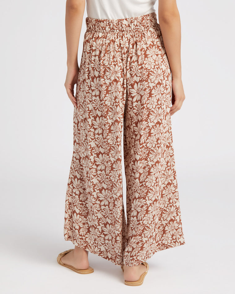 Cocoa $|& Be Cool Floral Palazzo Pant - SOF Back