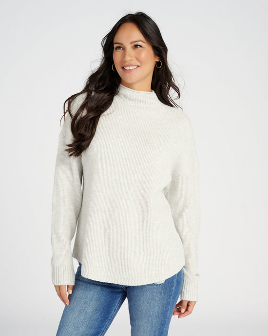 Silver $|& Thread & Supply Nannie Knit Pullover Sweater - SOF Front
