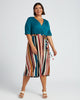 Plus Size Vertical stripe dress