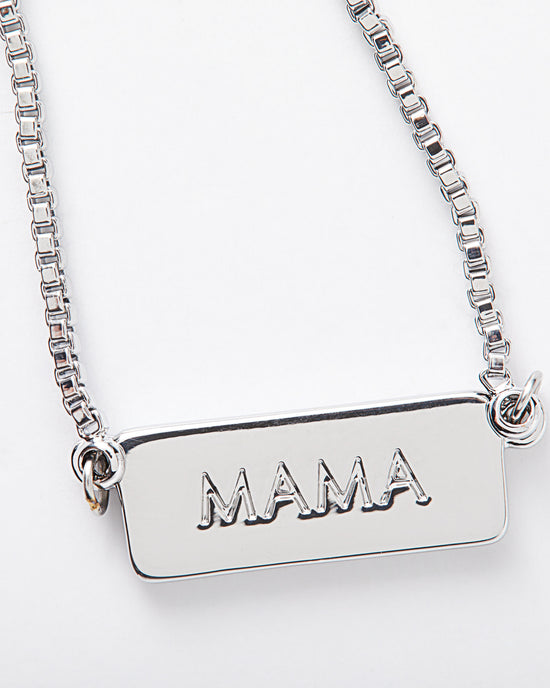 Silver $|& Sugar Blossom Mama Necklace - Hanger Detail