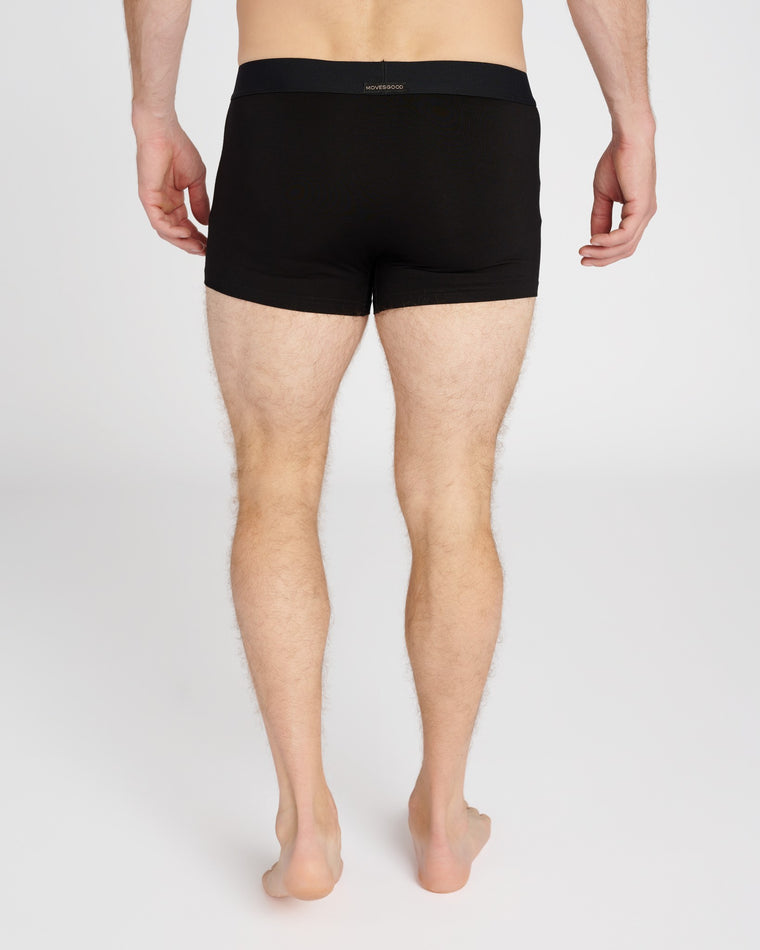 Black $|& MOVESGOOD 3 Pairs Classic Trunk - SOF Back