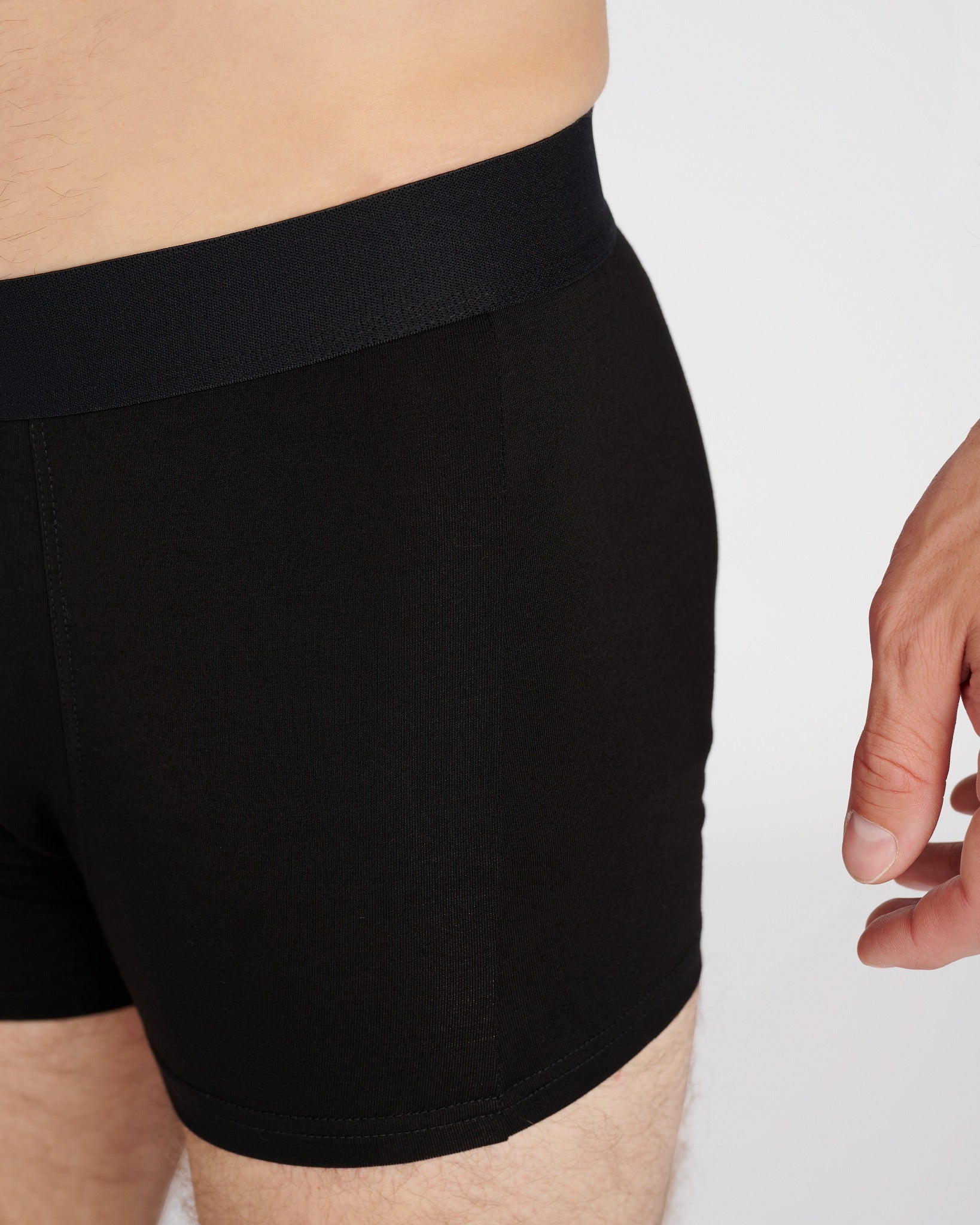 Black $|& MOVESGOOD 3 Pairs Classic Trunk - SOF Detail