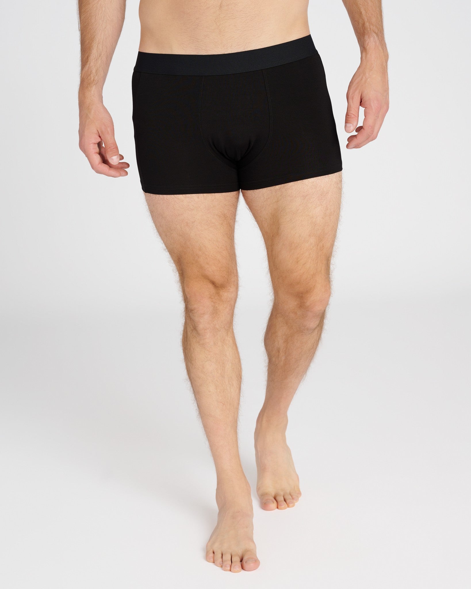 Black $|& MOVESGOOD 3 Pairs Classic Trunk - SOF Front
