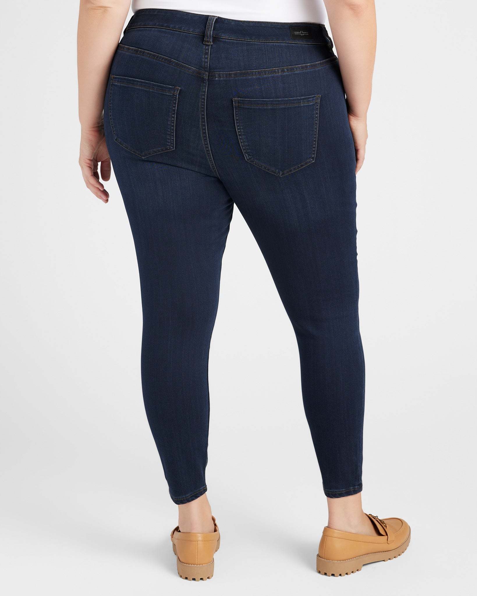 Dunmore Dark $|& Liverpool Abby High Rise Ankle Skinny - SOF Back