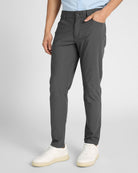 Black/Charcoal $|& Skechers GoWalk Premium 5 Pocket Pant - SOF Front