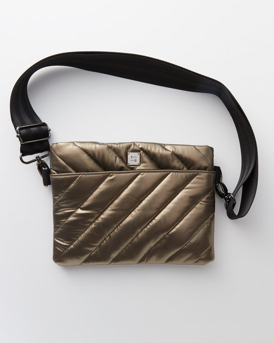 Pearl Pyrite $|& Think Royln Diagonal Bum Bag 2.0 - Hanger Front