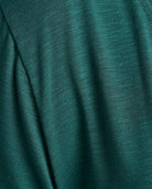 Dark Hunter Green $|& SEAS Essential Slub V-Neck Tee - SOF Detail