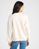 Light Oatmeal $|& Z Supply Festive Sweatshirt - SOF Back