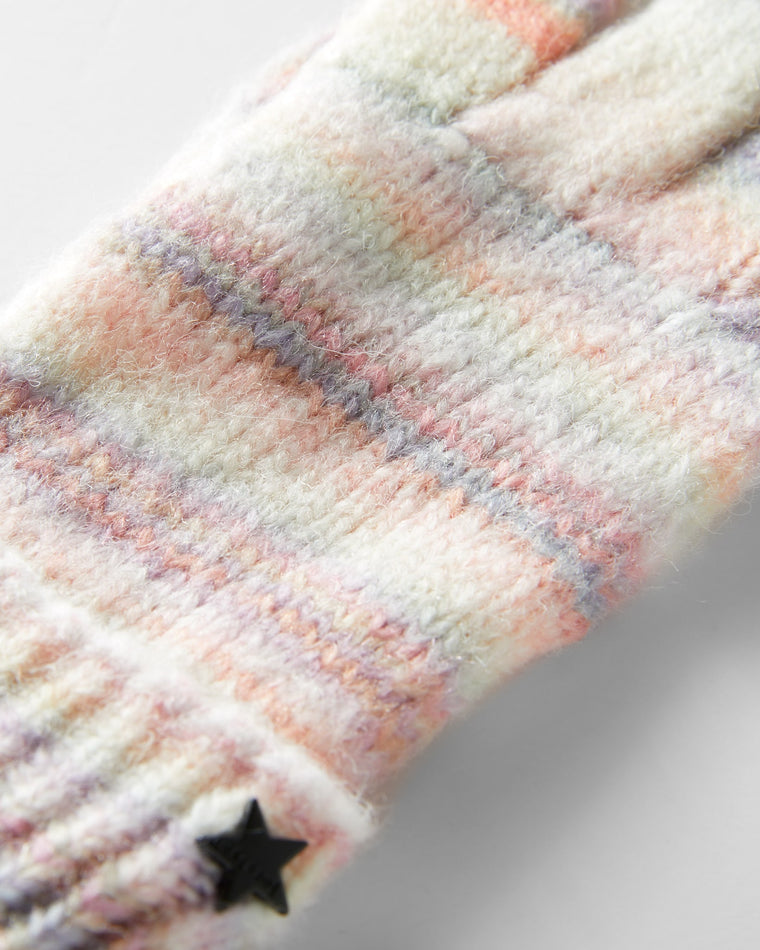 Pastel Multi $|& Jocelyn Spaced Dyed Gloves - Hanger Detail