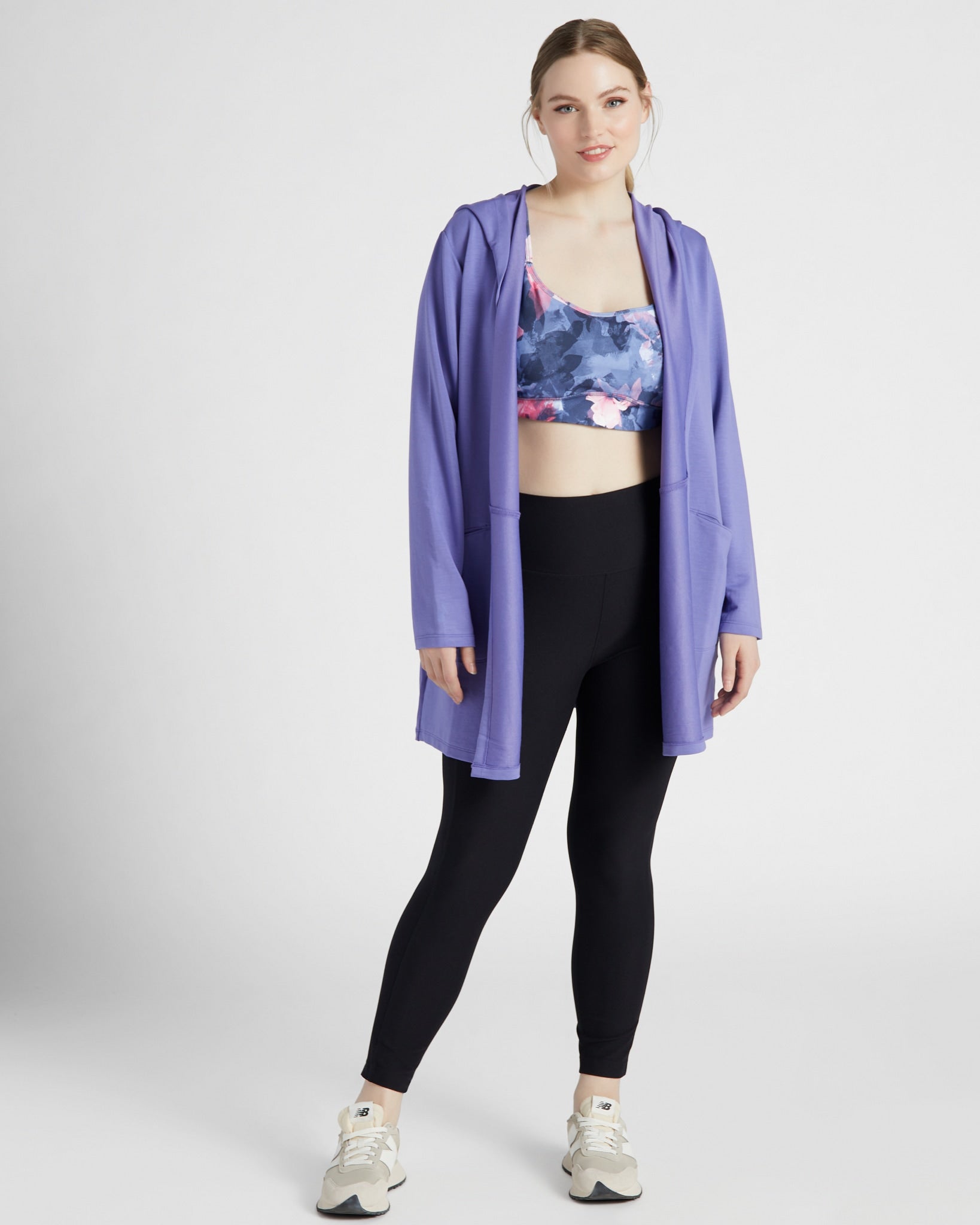 Coriscan Blue $|& Skechers SKECHLUXE Restful Hoodigan - SOF Front