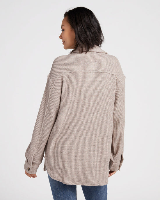 Taupe $|& Thread & Supply Letta Jacket - SOF Back