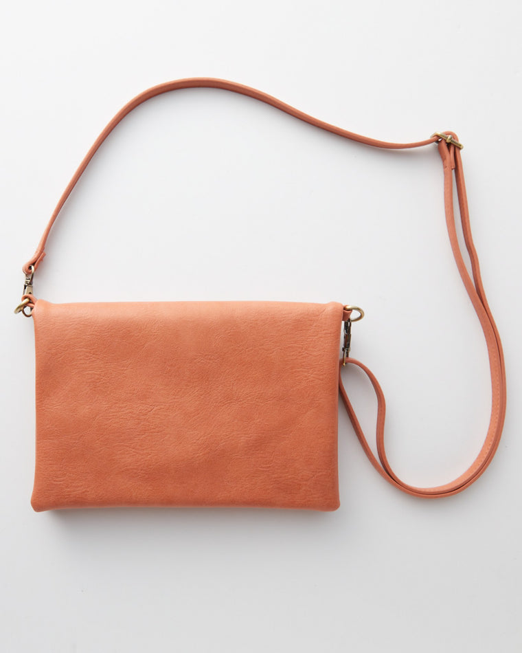 Coral $|& Joy Susan Kitty Distressed Small Crossbody - Hanger Front