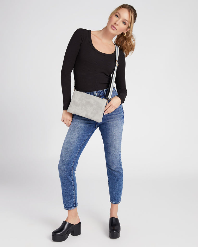 Lt. Grey $|& Jen & Co. Izzy Crossbody - SOF Full Front