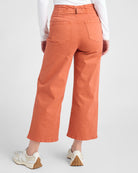 Penny $|& Mica Denim High Rise Wide Leg Cropped Pant - SOF Back