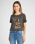 Vintage Black $|& Project Social T I Like It Dirty Tee - SOF Front