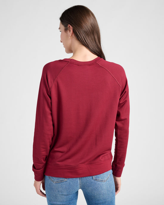 Cabernet Red $|& SEAS Wine Graphic Pullover - SOF Back