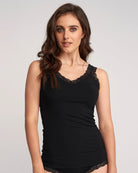 Black $|& Fleur't Fleur't Iconic Cami - VOF Front