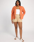 Tomato Red $|& Thread & Supply Utility Jacket - UGC On Fig