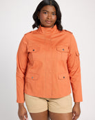 Tomato Red $|& Thread & Supply Utility Jacket - SOF Front
