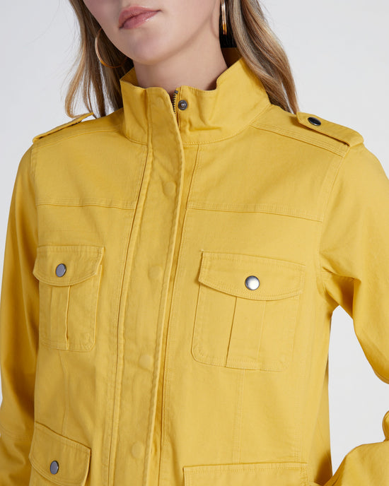 Mustard Yellow $|& Thread & Supply Utility Jacket - SOF Detail