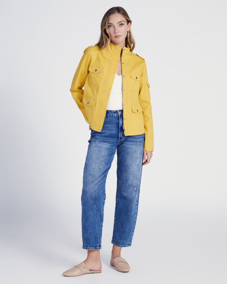 Mustard Yellow $|& Thread & Supply Utility Jacket - SOF Full Front