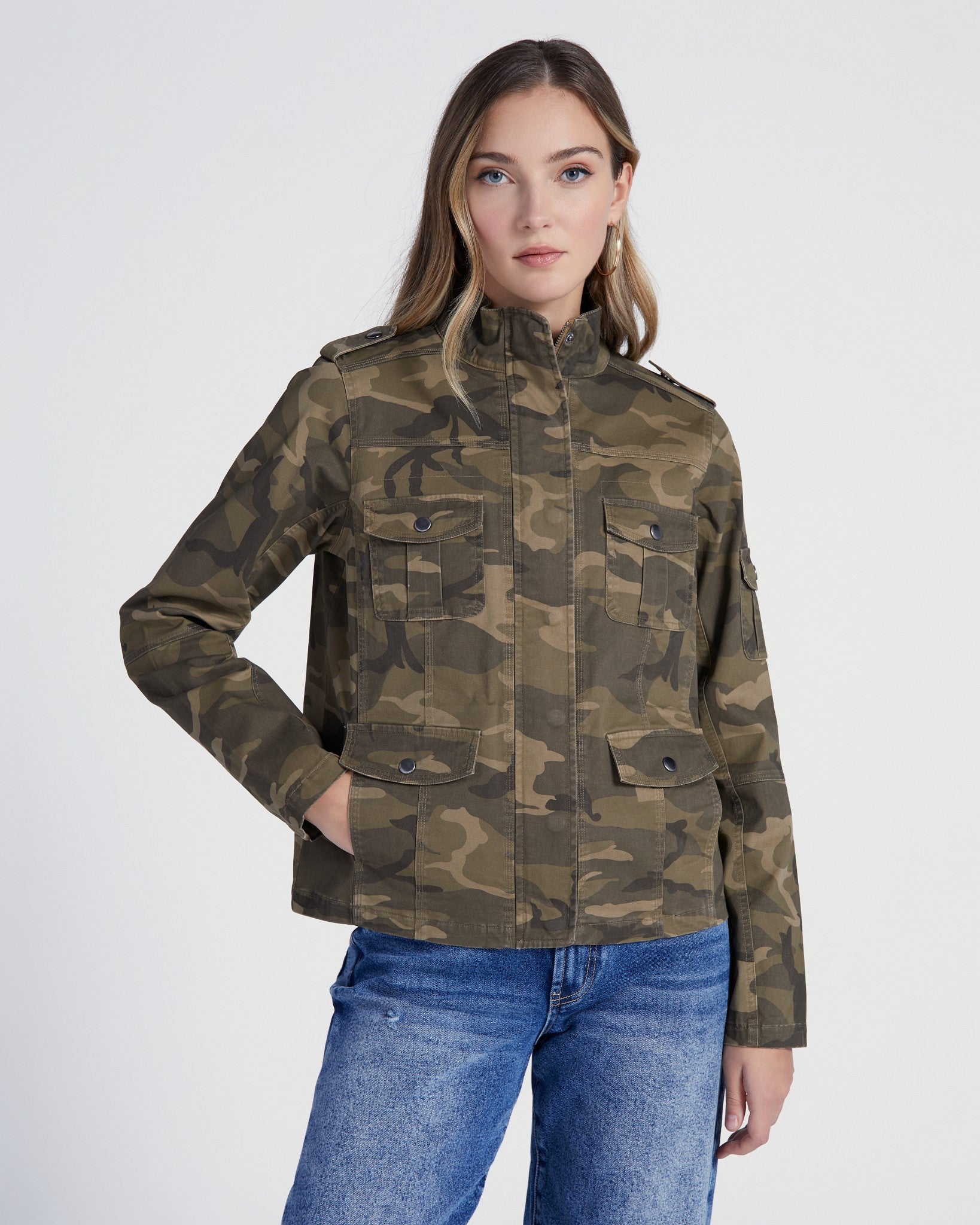 Camo $|& Thread & Supply Utility Jacket - SOF Front