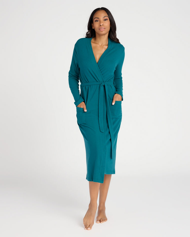 Spruced Up $|& 78 & Sunny Hacci Lounge Robe - SOF Front