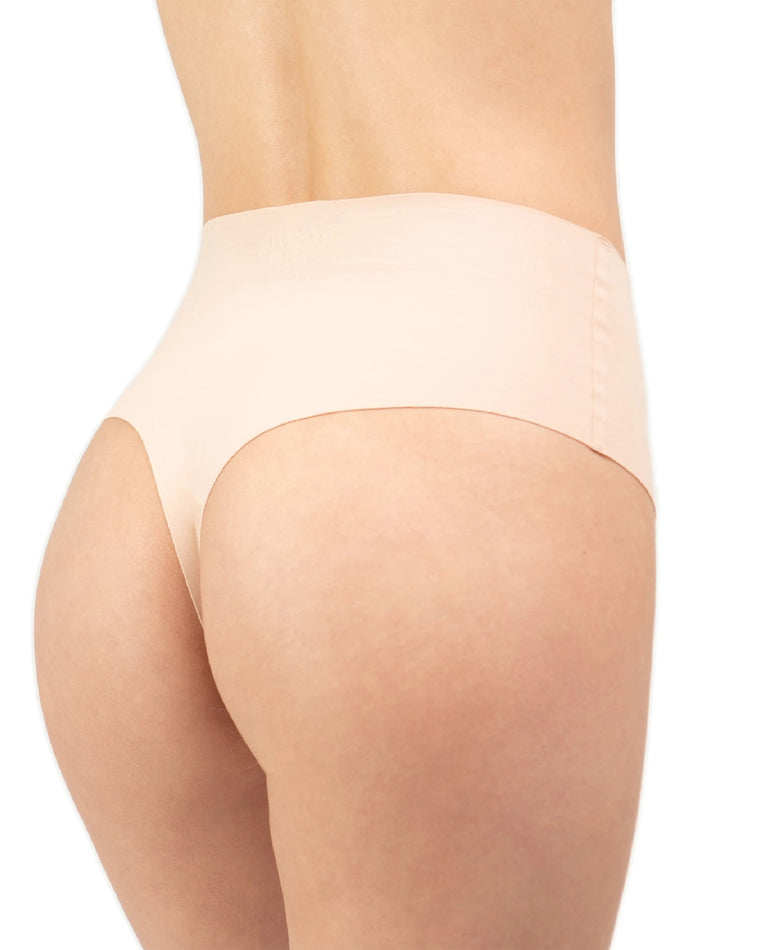Light Neutrals White/Pale/Sand $|& Panty Promise High Rise Thong 3 Pack - UGC On Fig
