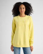 Sunkissed Yellow $|& Thread & Supply Cozy Embroidered Top - SOF Front