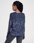 Tonal Black $|& Interval Flex Tie-Dye Pullover - SOF Back