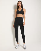 Night Sky $|& Interval FlowHeather Sculpt Crossover Leggings - UGC On Fig